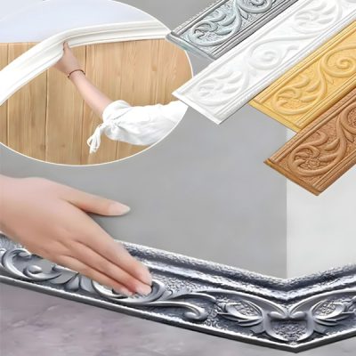 Αυτοκόλλητη 3D λωρίδα περιγράμματος τοίχου (2,25 m) | LINAWALL