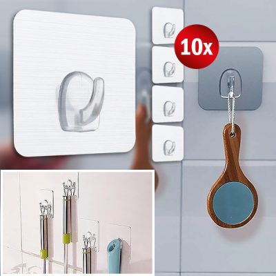 Διαφανείς Γάντζοι Τοίχου | STICKYHOOKS