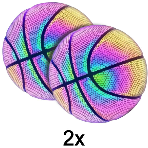 2x Φωτεινή μπάλα μπάσκετ | FLASHBALL