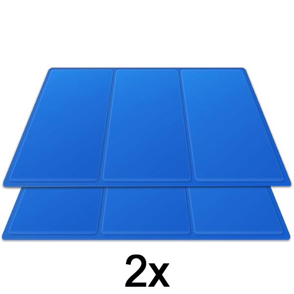 2x Ψυκτικό στρώμα για κατοικίδια – 90 x 50 cm, χωρίς ηλεκτρικό ρεύμα ή νερό | PAWCHILL