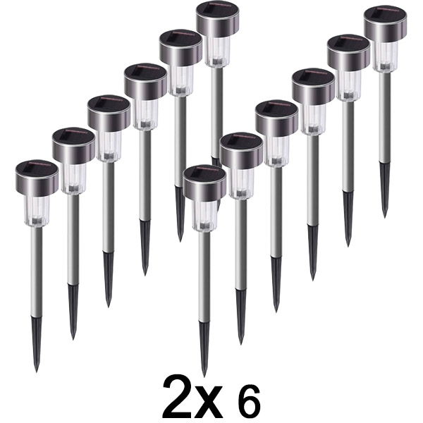 2x Ηλιακά φώτα πασσάλου (6 τεμάχια) | SOLSTRE