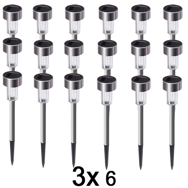 3x Ηλιακά φώτα πασσάλου (6 τεμάχια) | SOLSTRE