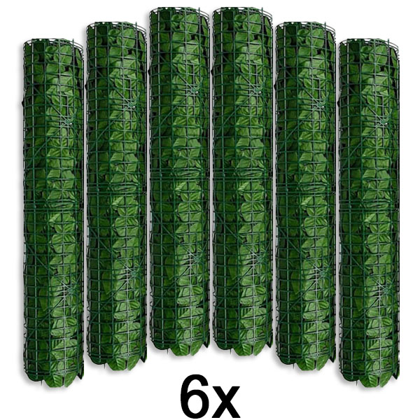 6x Πάνελ ιδιωτικότητας με τεχνητά φύλλα | LEAFPANEL