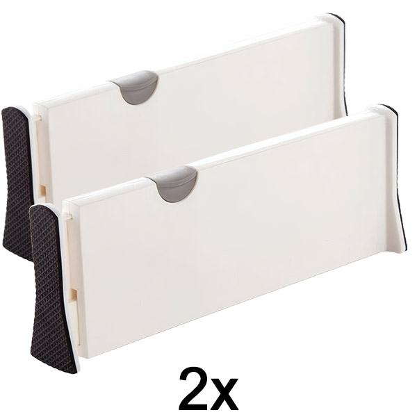 2x Ρυθμιζόμενα διαχωριστικά για συρτάρια ή ράφια | DIVISERINO