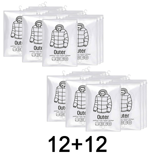 3x Κρεμαστές σακούλες αποθήκευσης κενού – (4 τμχ) | VACUHANG 4+4 ΔΩΡΕΑΝ